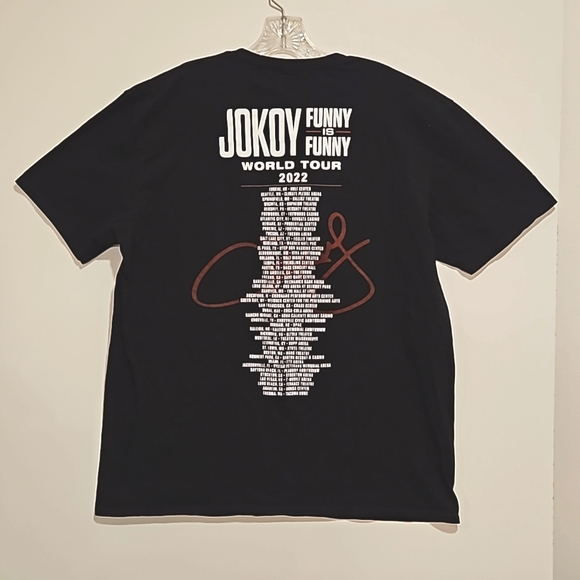 JO KOY 'Funny is Funny' World Tour 2022 short sleeve graphic concert tour tee XL - Picture 2 of 8